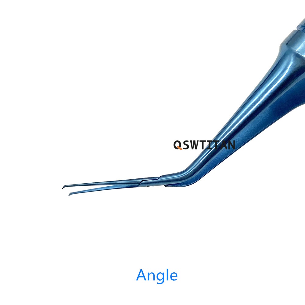 1pc Titanium Inamura Capsulorhexis Forceps Ophthalmic Forceps Ophthalmic Instrument Microscopy Tearing Tweezers