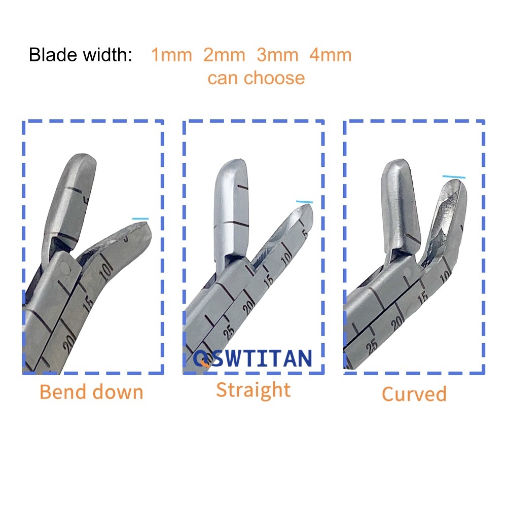 orthopedic minimally invasive surgical instrument nucleus pulposus forceps bite cutting forceps 220mm