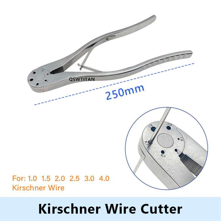 Stainless Steel Kirschner Wire Cutter Pin Cutter Kirschner Bone Pin Cutter Shear Orthopedic Instrument Veterinary