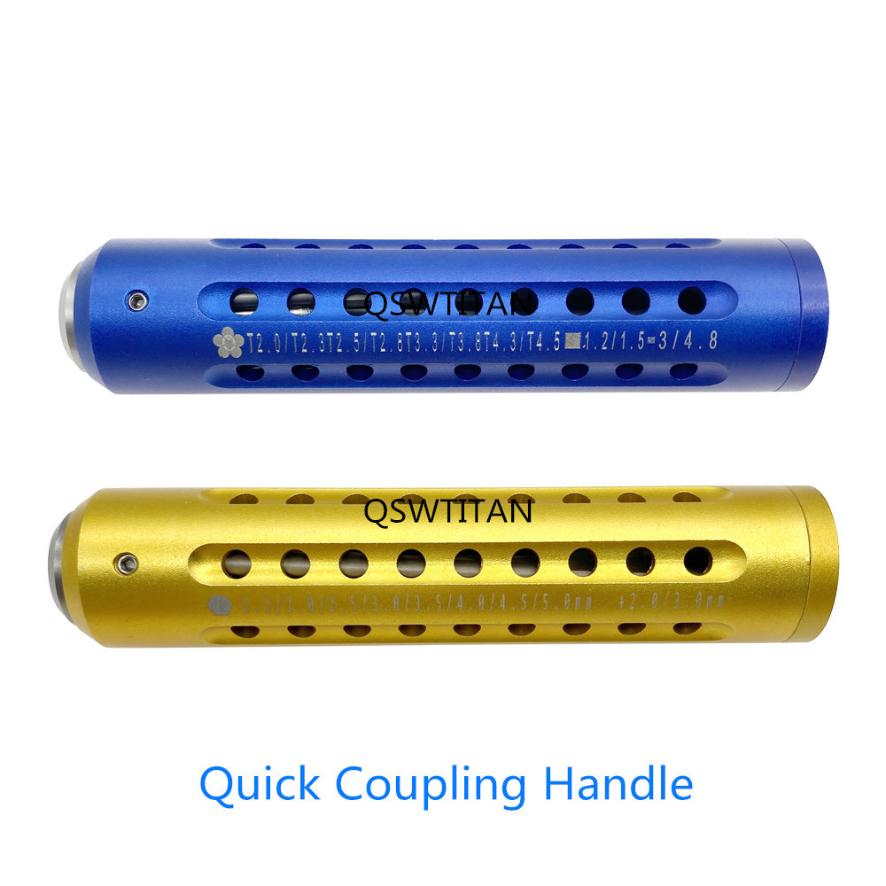 Quick Coupling Handle Screw Drivers Torx Star Screw Drivers Hex Screwdrivers Veterinary Pet Orthopedic Instrument