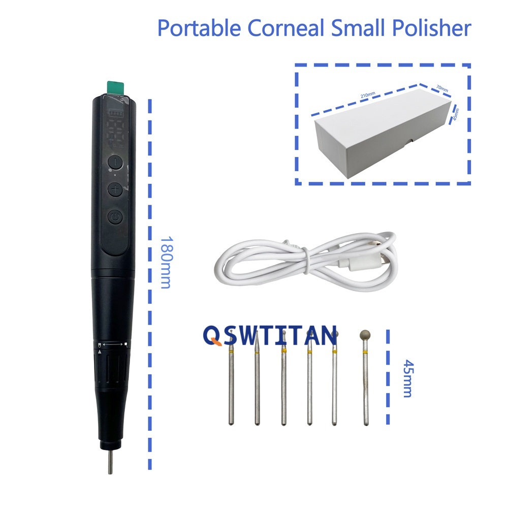 Portable Corneal Small Polisher 0-35000RPM 1 Set Ophthalmic Corneal Polisher Surgical Instruments