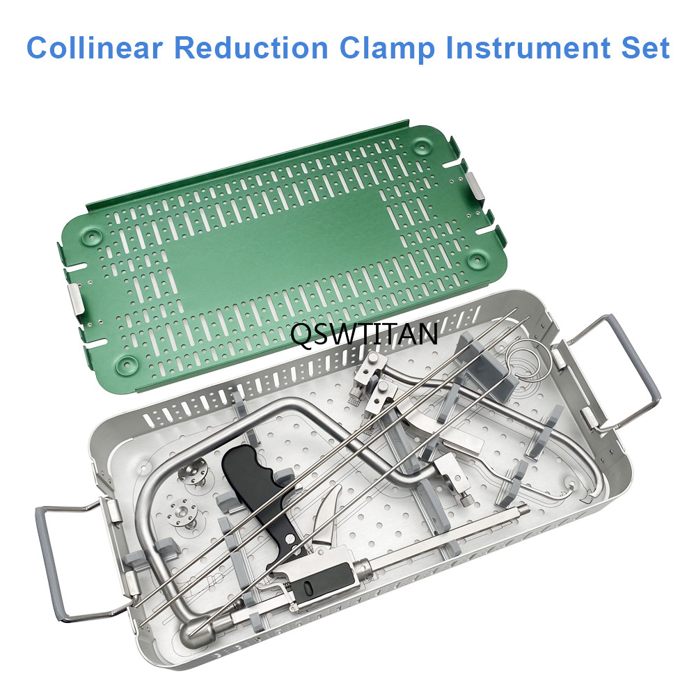 Collinear Reduction Clamp for Trauma Plate Instrument Fracture Recovery Surgical Instrument Set Image 1