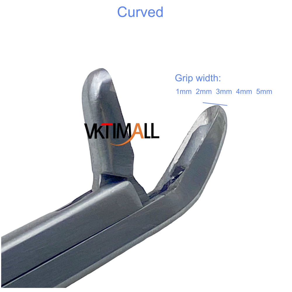 Orthopedic Nucleus Pulposus Forceps Orthopedic Bone Surgical Instruments with Straight Curved