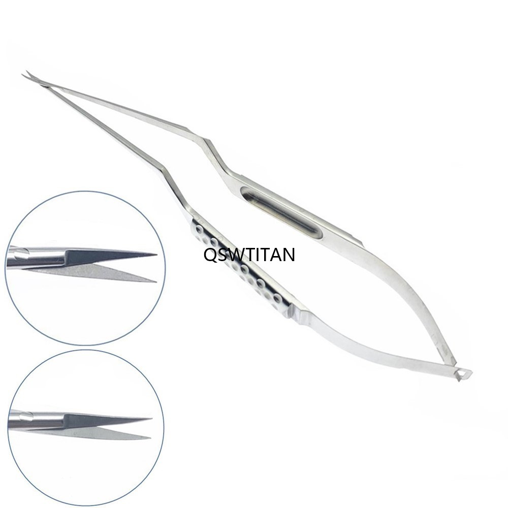 Stainless Steel Micro Scissors Neuro Micro Scissors Straight/curved Micro Neurosurgery Surgery Scissors