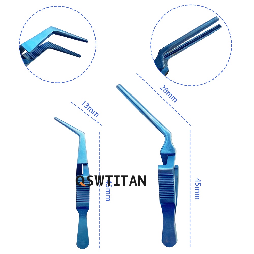 Vascular Clamps Forceps Hemostatic Device for Nerve and Cardiovascular Surgery Instruments Titanium