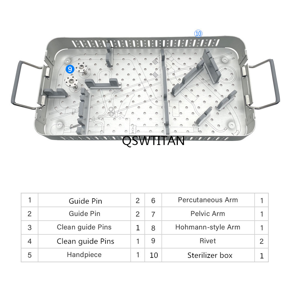 Collinear Reduction Clamp for Trauma Plate Instrument Fracture Recovery Surgical Instrument Set Image 3