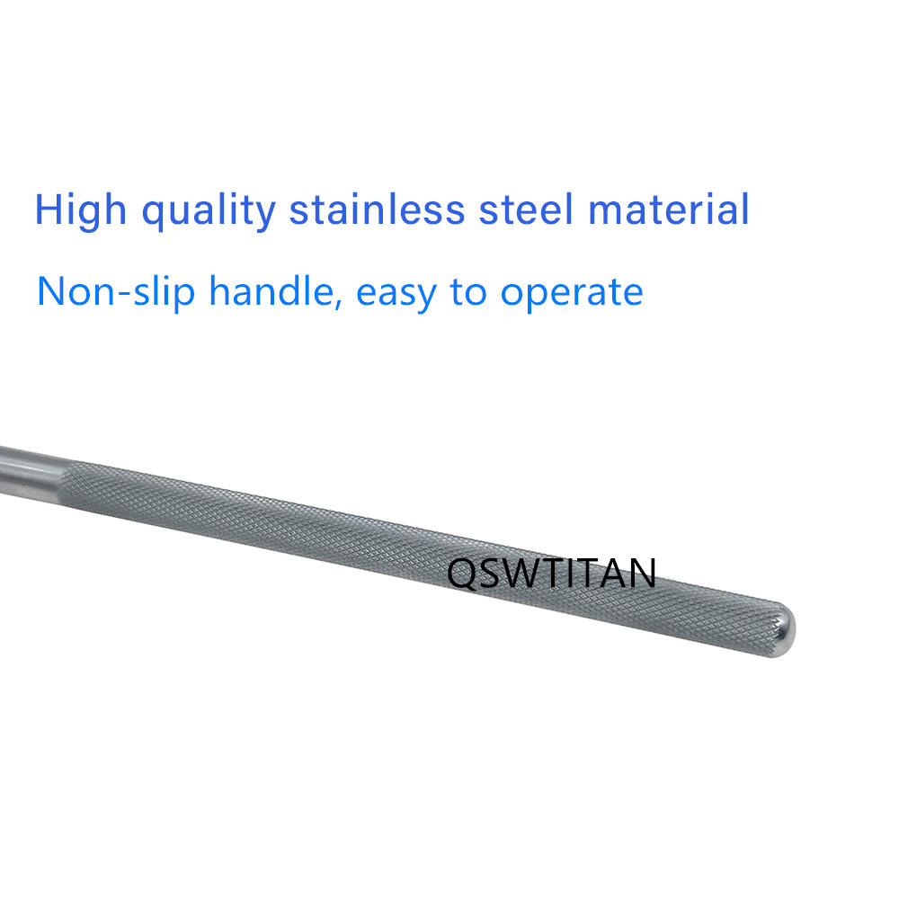 Orthopedic Instrument Medical Spine Lumbar Vertebra Intervertebral Disc Reamer sharp Head Lamina Bone File Blade Autoclaveable