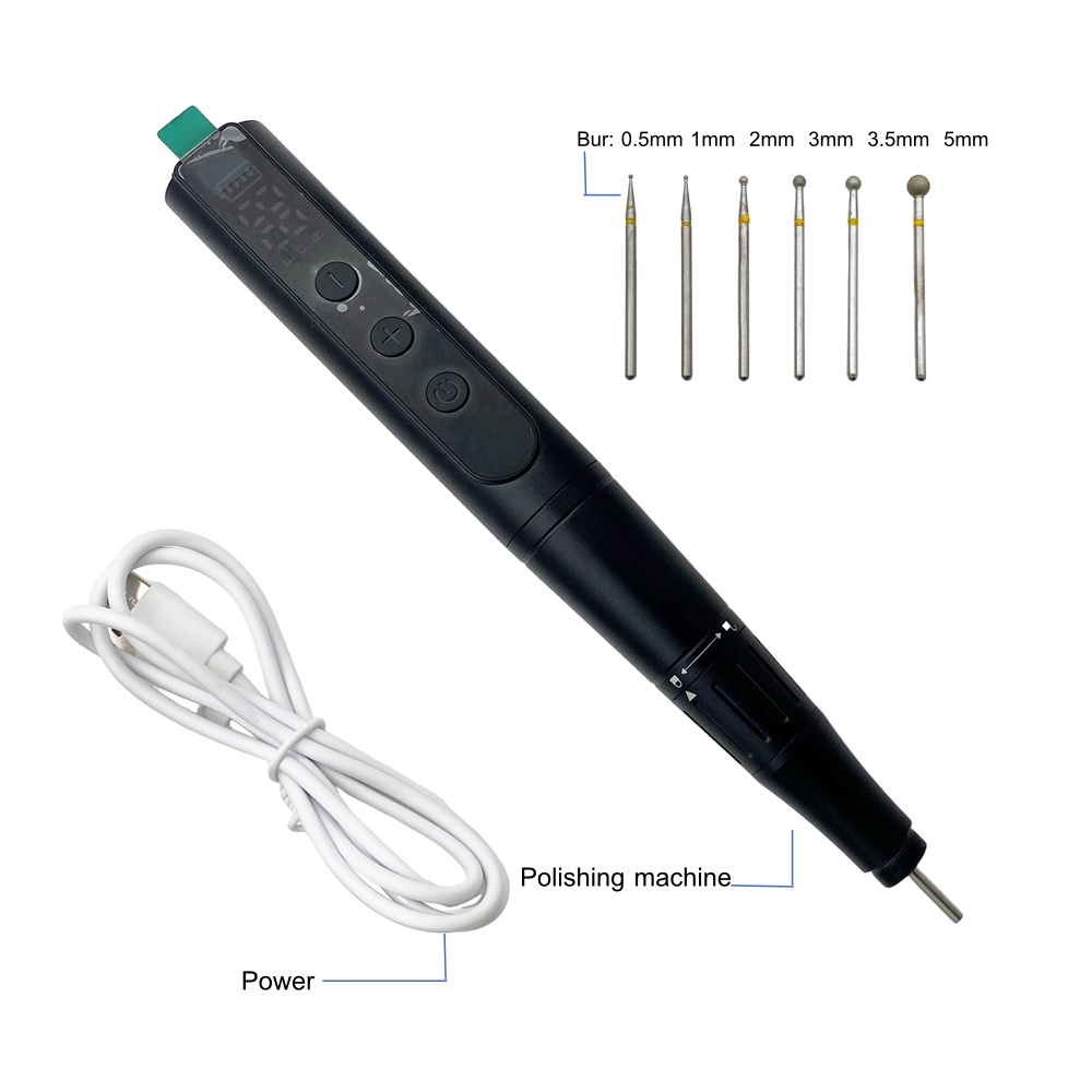 Portable Corneal Small Polisher 0-35000RPM 1 Set Ophthalmic Corneal Polisher Surgical Instruments
