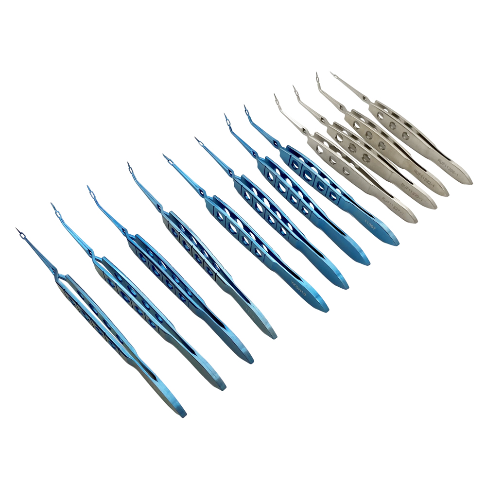 Titanium/Stainless Steel Eyelid Akahoshi Prechopper Akahoshi Phaco Prechopper Flat Handle Ophthalmic Eye Instrument