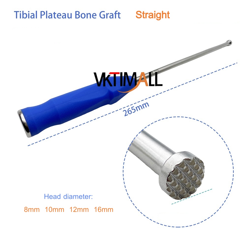 Orthopedic Tibial Plateau Bone Graft Forcep Silicone Handle Top Rod Bar 8mm-16mm Orthopedic Instrument