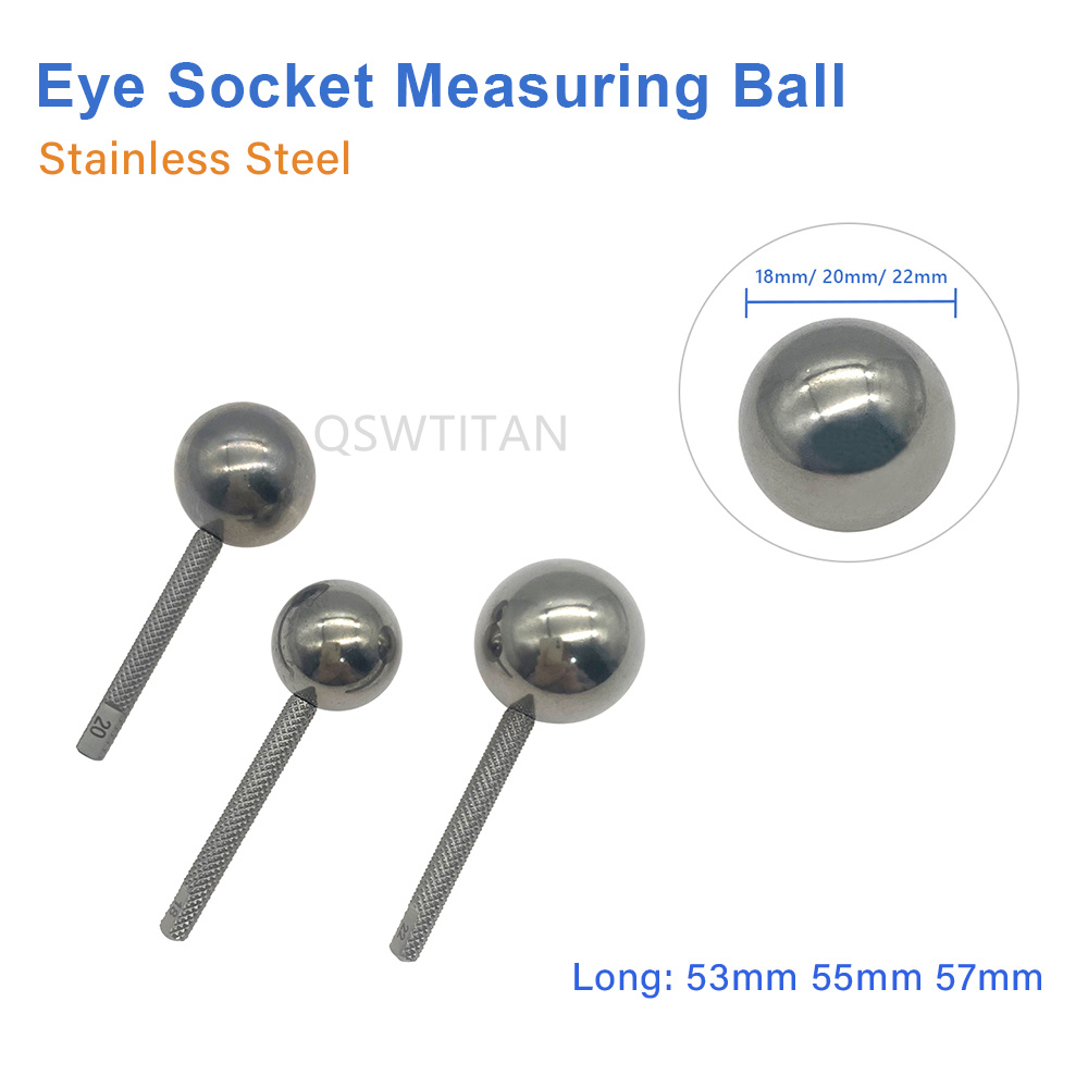 Ophthalmic Tools Eye Socket Measuring Instrument Measuring Ball Eye Sag Measuring Instruments Cosmetic Plastic Instruments