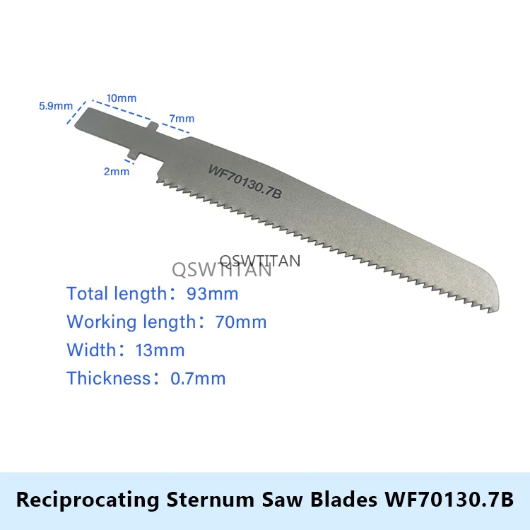 Reciprocating Sternum Saw Blade WF70130.7B