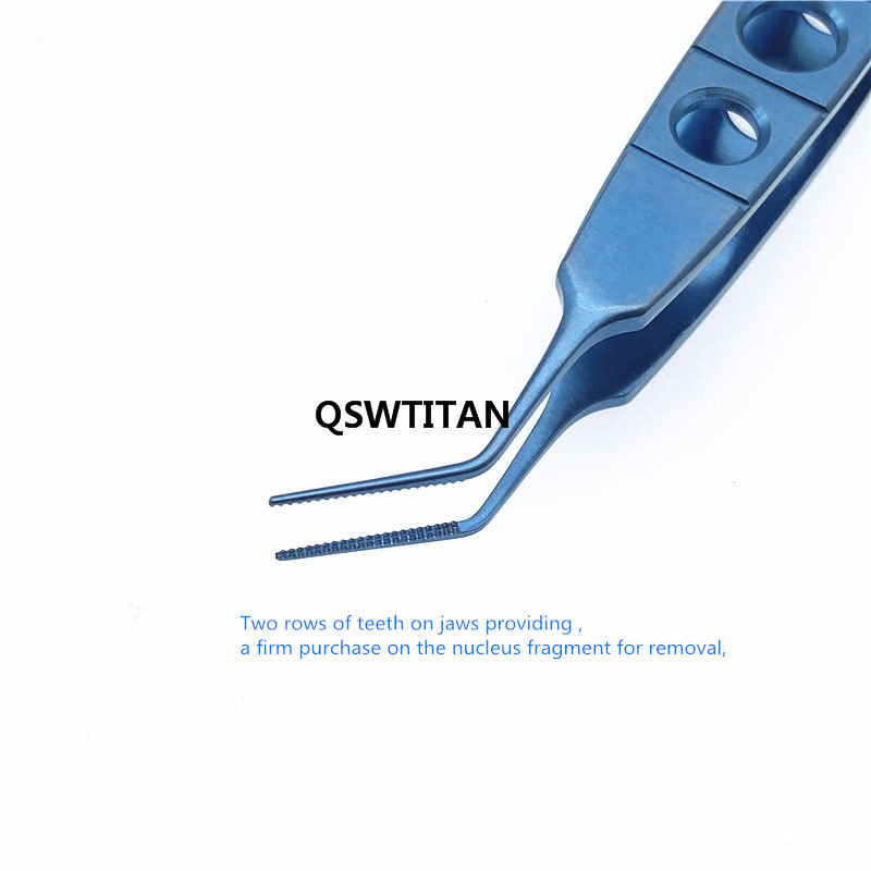 Ophthalmic Kansas Nucleus Fragment for Removal Titanium Eye Microsurgery Instrument Straight/Angle