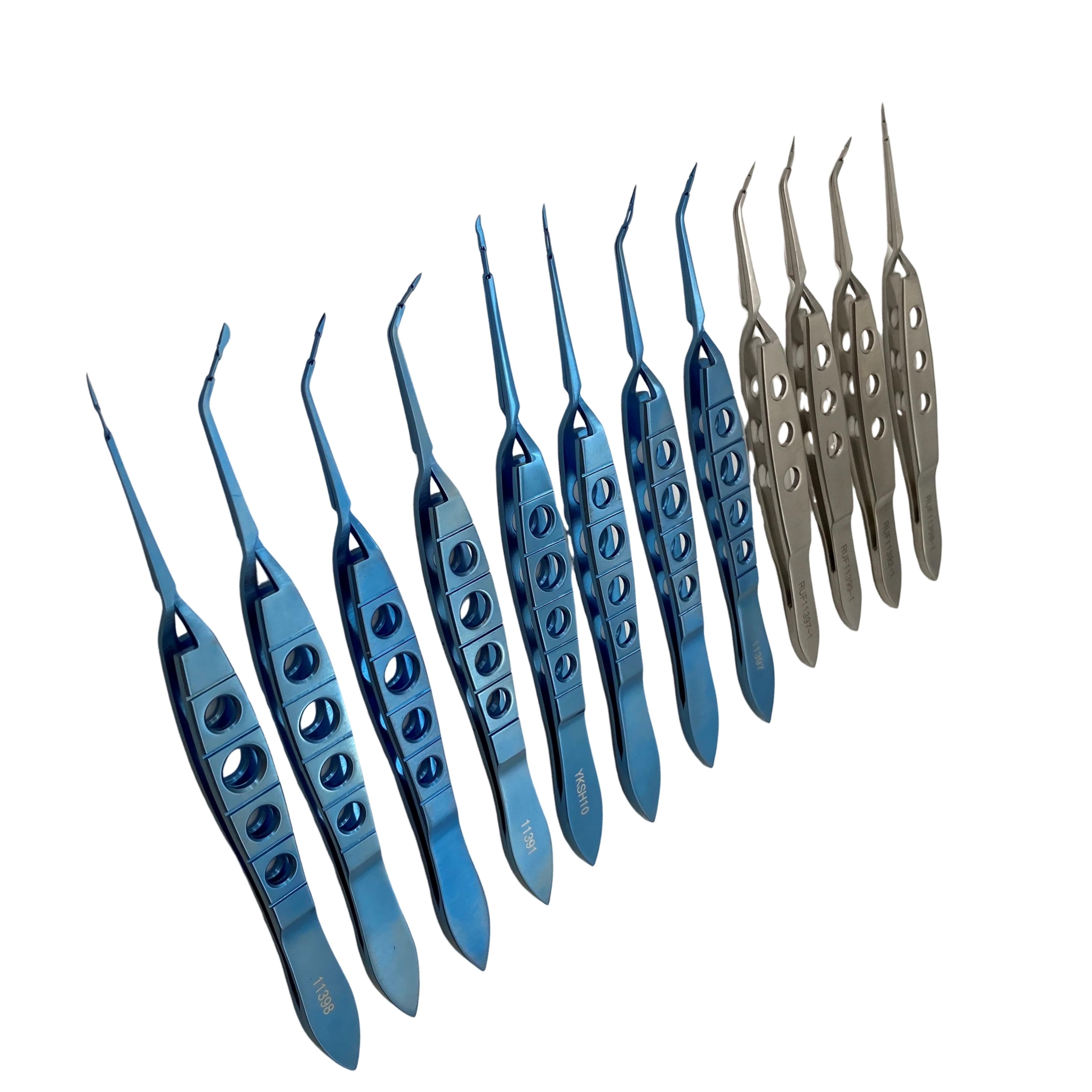 Titanium/Stainless Steel Eyelid Akahoshi Prechopper Akahoshi Phaco Prechopper Flat Handle Ophthalmic Eye Instrument