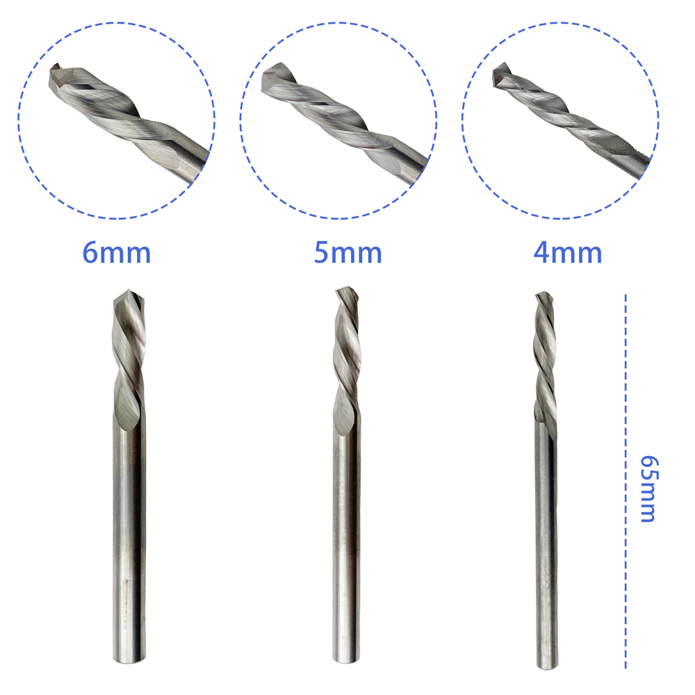 Medical Tungsten Steel Drill Bit Hole Drilling Tool Diameter 4mm-6mm for Pet Surgical Instruments