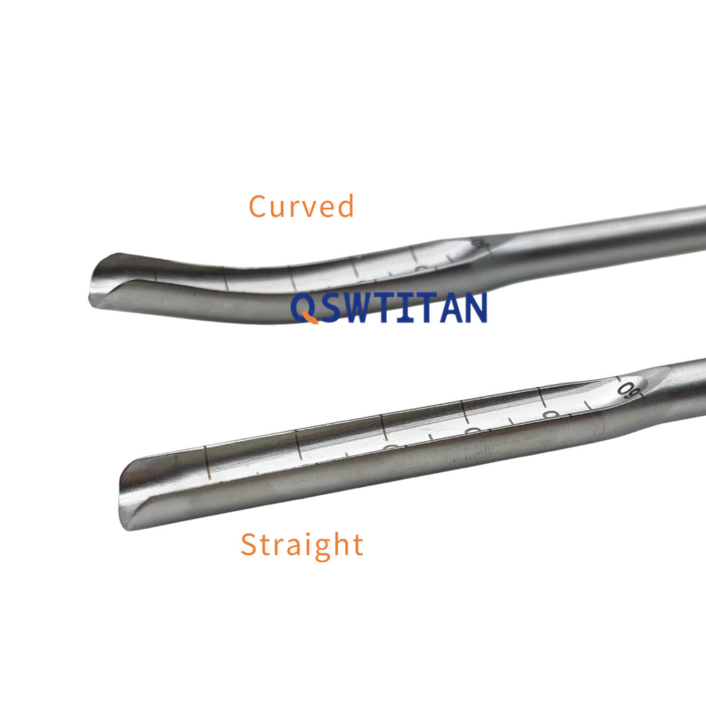 Orthopedic Surgical Instruments Aluminum Handle Osteotomes Chisel Bone Chisel Straight Curved