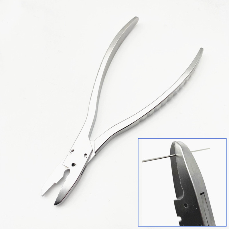 Orthopedic Multifunctional Kirschner Wire Bending Forceps Wire Cutter Bone Scissors Veterinary Orthopedic Bending Instrument