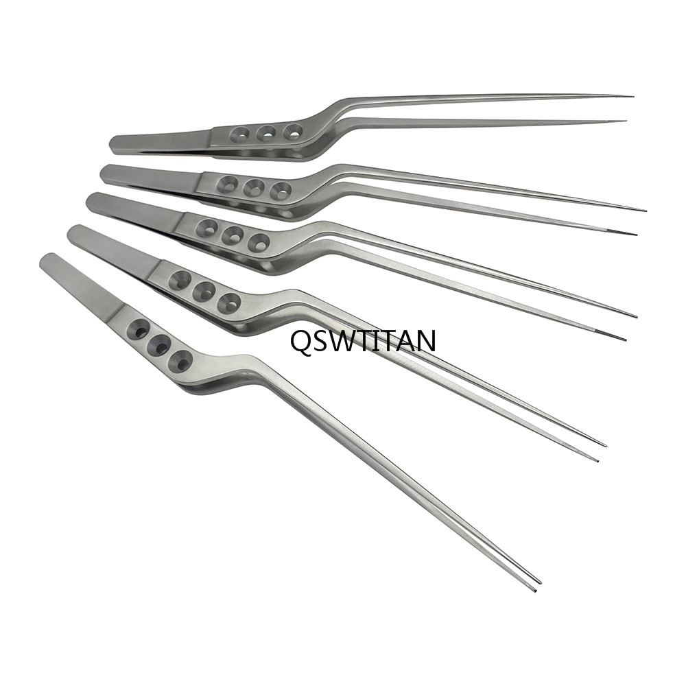 Stainless Steel Micro Bayonet Forceps Tissue Forceps Dissecting Forceps for Neuro Surgical Instruments Z Type
