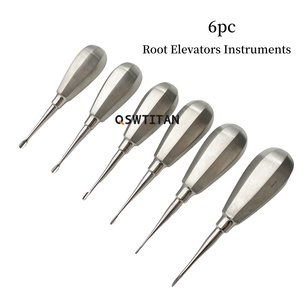 Small Animal Dentistry Winged Elevators Handle Dental Instruments Kit Veterinary Dental Surgery