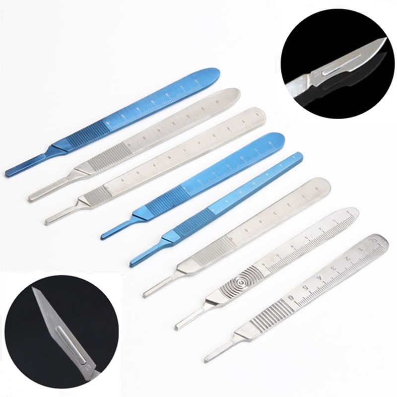 Titanium/stainless Steel Blade Handle Bard-parker Blade Handles Ophthalmic Surgical Instrument Eye Surgical Blade