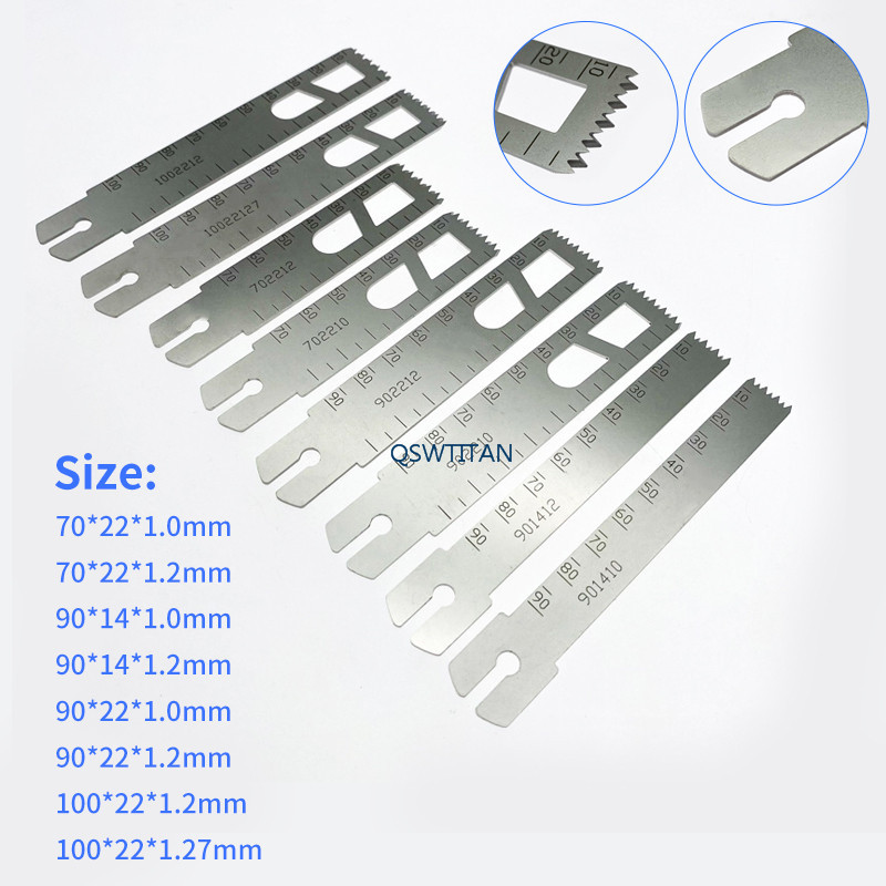 Stainless Steel Bone Saw Blade for Electric Bone Cutting Blades Oscillating Saw Blades