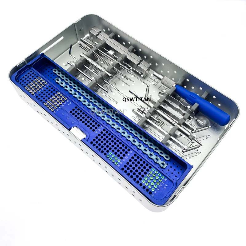 Orthopedic Set Pet Titanium Locking Plate System Orthopedic Veterinary Instruments