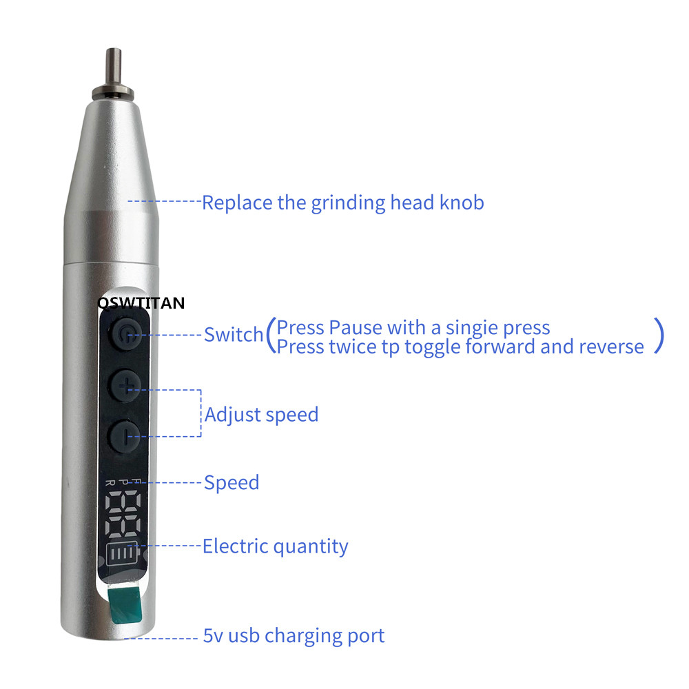 1set Ophthalmic Eye Portable Corneal Small Polisher Corneal Polishing Set Eyelid Surgical Tools 0-35000RPM