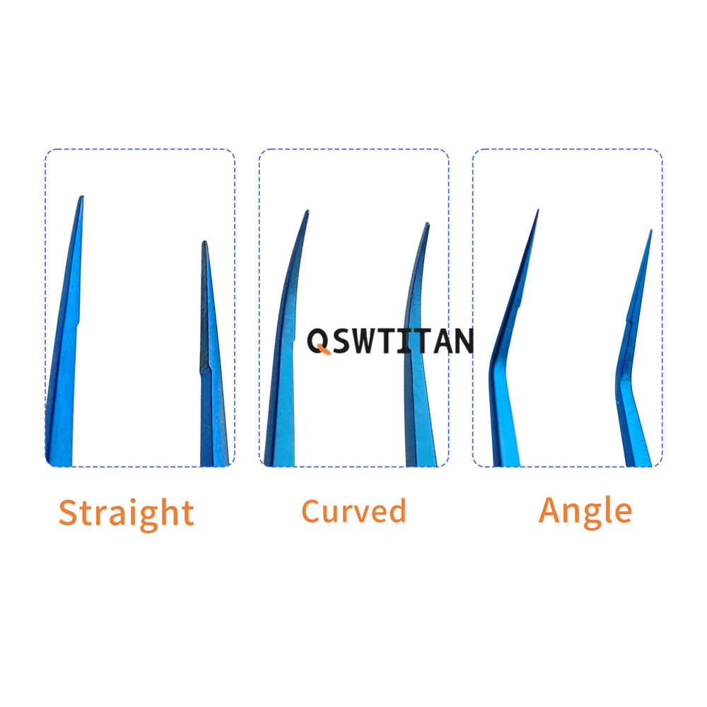 Ophthalmic Tying Forceps Hair Plant Forceps Toothed Forceps Ophthalmology Titanium Autoclaveable