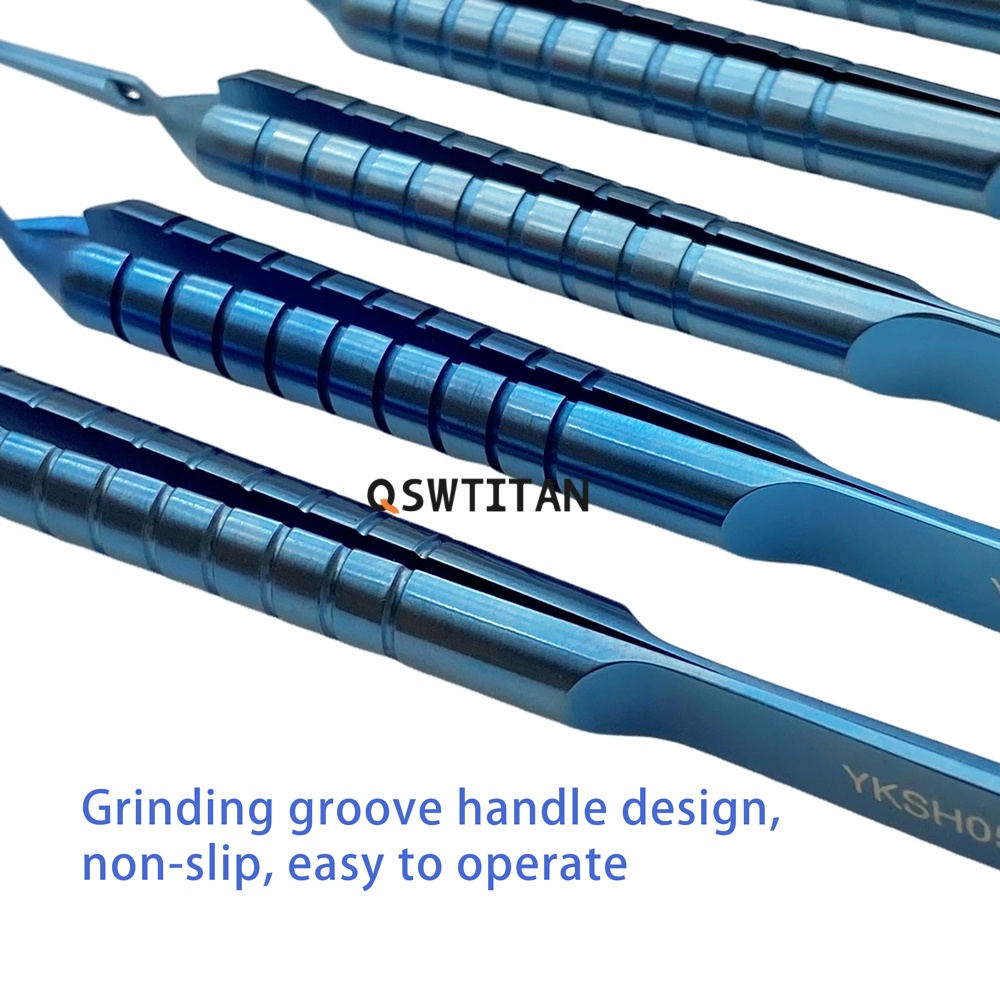 Ophthalmic Akahoshi Phaco Prechopper Round Handle Titanium Ophthalmic Surgery Instruments Autoclavable