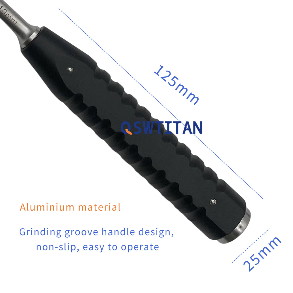 Orthopedic Surgical Instruments Aluminum Handle Osteotomes Chisel Bone Chisel Straight Curved