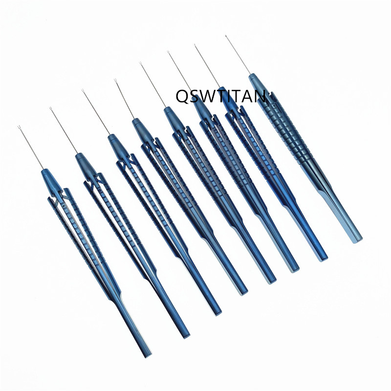 Ophthalmic Retinal Capsulorhexis Forceps Foreign Body Forceps Straight/Curved/Angled 140mm Ophthalmic Surgery Instruments