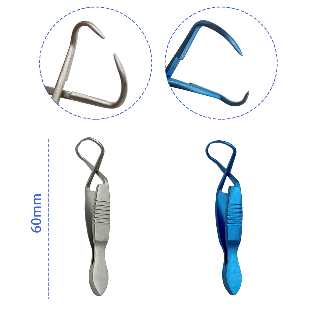 QSWTITAN Towel Clamp Forceps Towel Pliers Microscopy Cloth Towel Ophthalmic Surgical Instruments