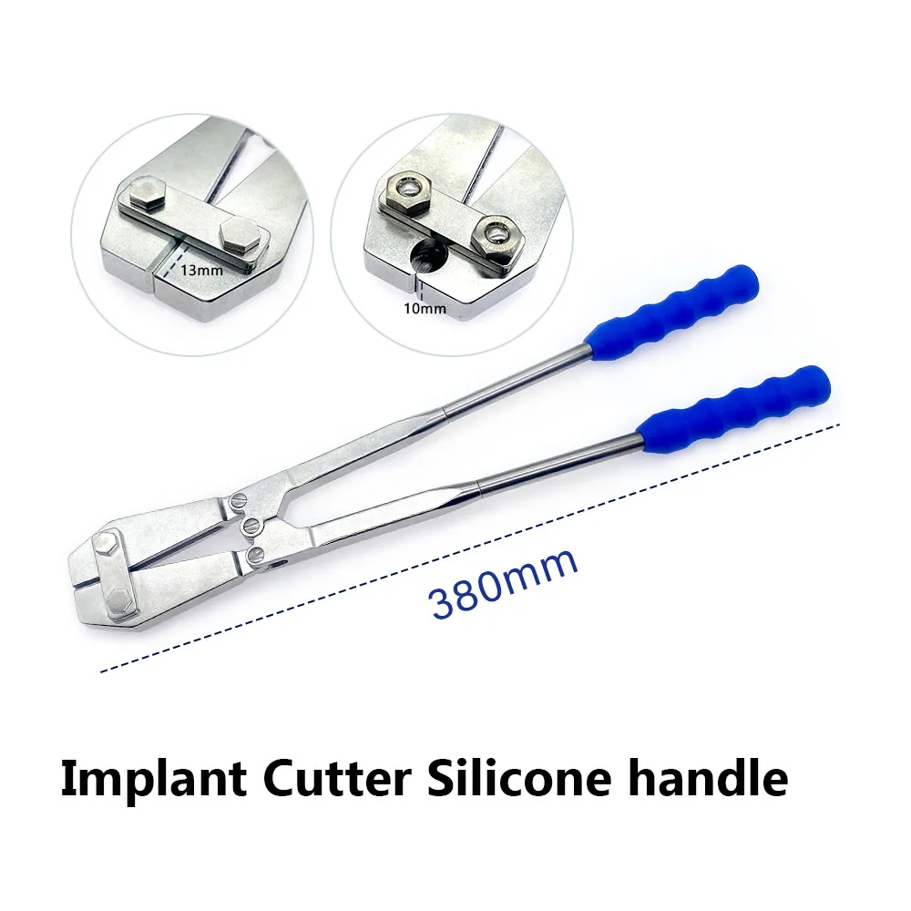 Stainless Steel Large Wire Cutting Plier Kirschner Pin Cutter Silicone Handle Orthopedic Surgery Instrument