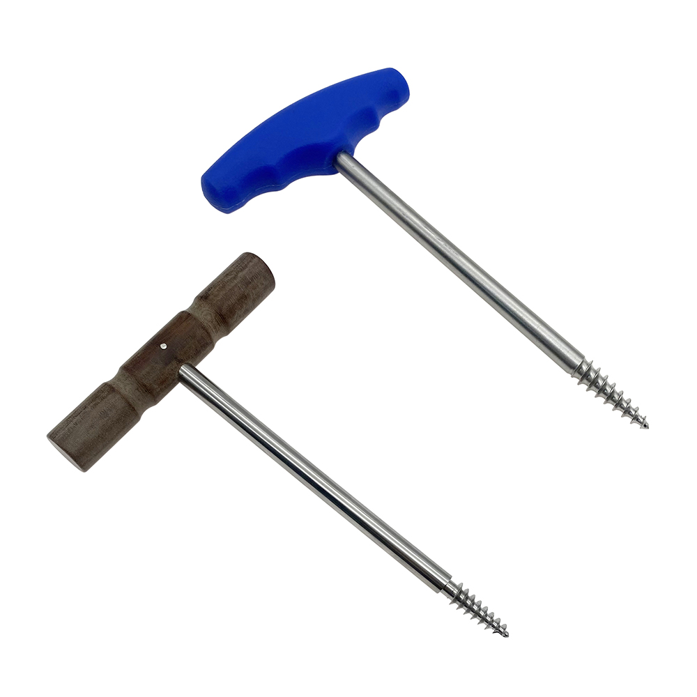 Orthopedic Hip Extractor Femoral Head Extractor T Handle Acetabulum Femur Hip Joint Replacement Instrument