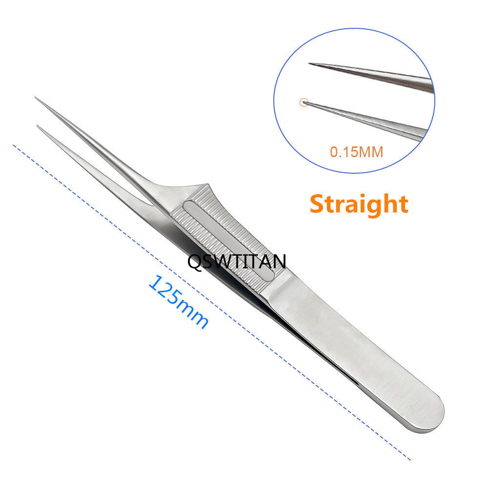 Hair Transplant Straight Angle Tweezers Fue Hair Transplant Tweezer Stainless Steel Forceps Surgery Instruments