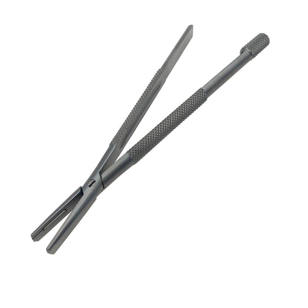 Blade Holder Stainless Steel Ophthalmic Surgical Blade Holder Fixed Clamping Blade Microscopic Instrument