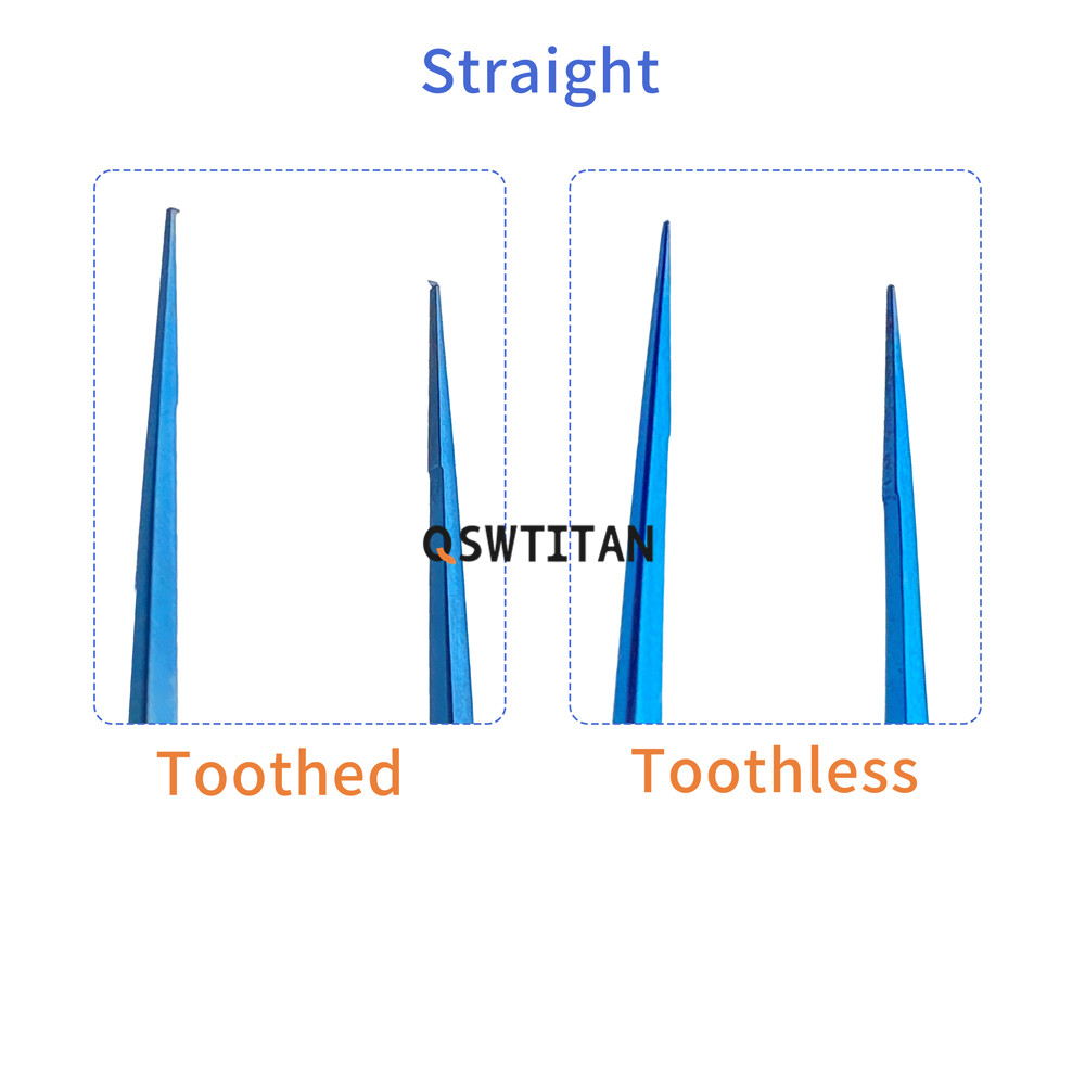 Ophthalmic Micro Tweezers Tying Forceps Tooth Forceps 108mm Microscopic Eye Surgical Instruments