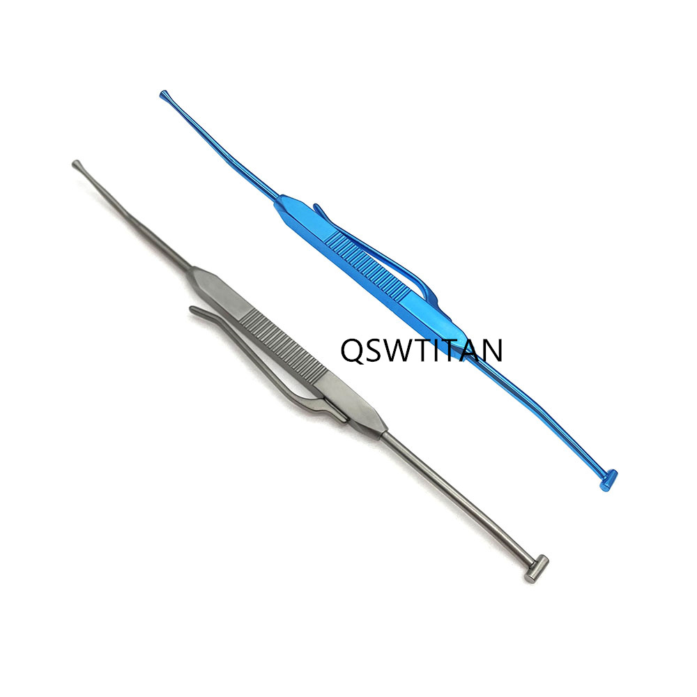 Ophthalmic Schociet Double Ended Scleral Depressor Titanium or Stainless Steel  Eye Surgery Instruments