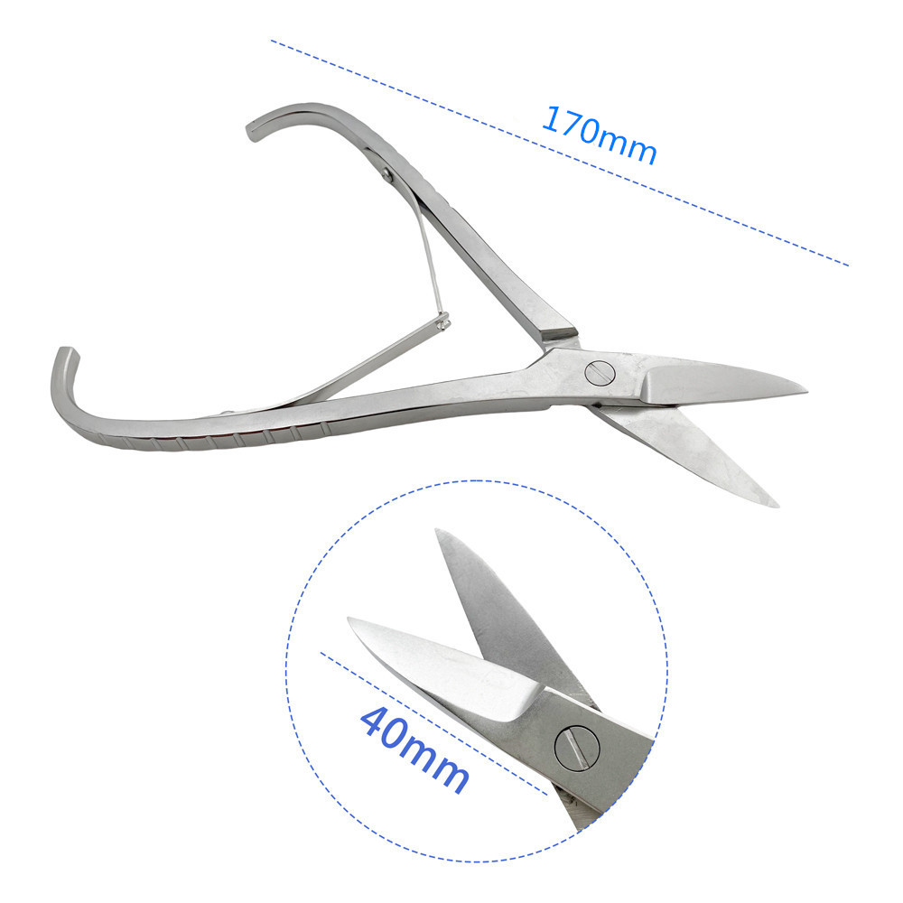 170mm Titanium Mesh Scissors Autoclaveable Steel Wire Cutter Titanium Cage Shear Cutter Orthopedic Instruments