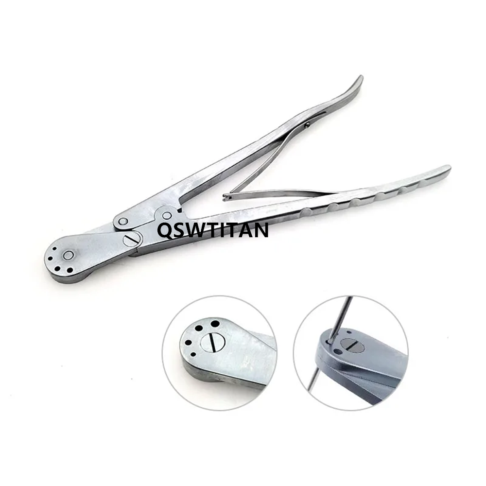 Orthopedic wire cutter view 3
