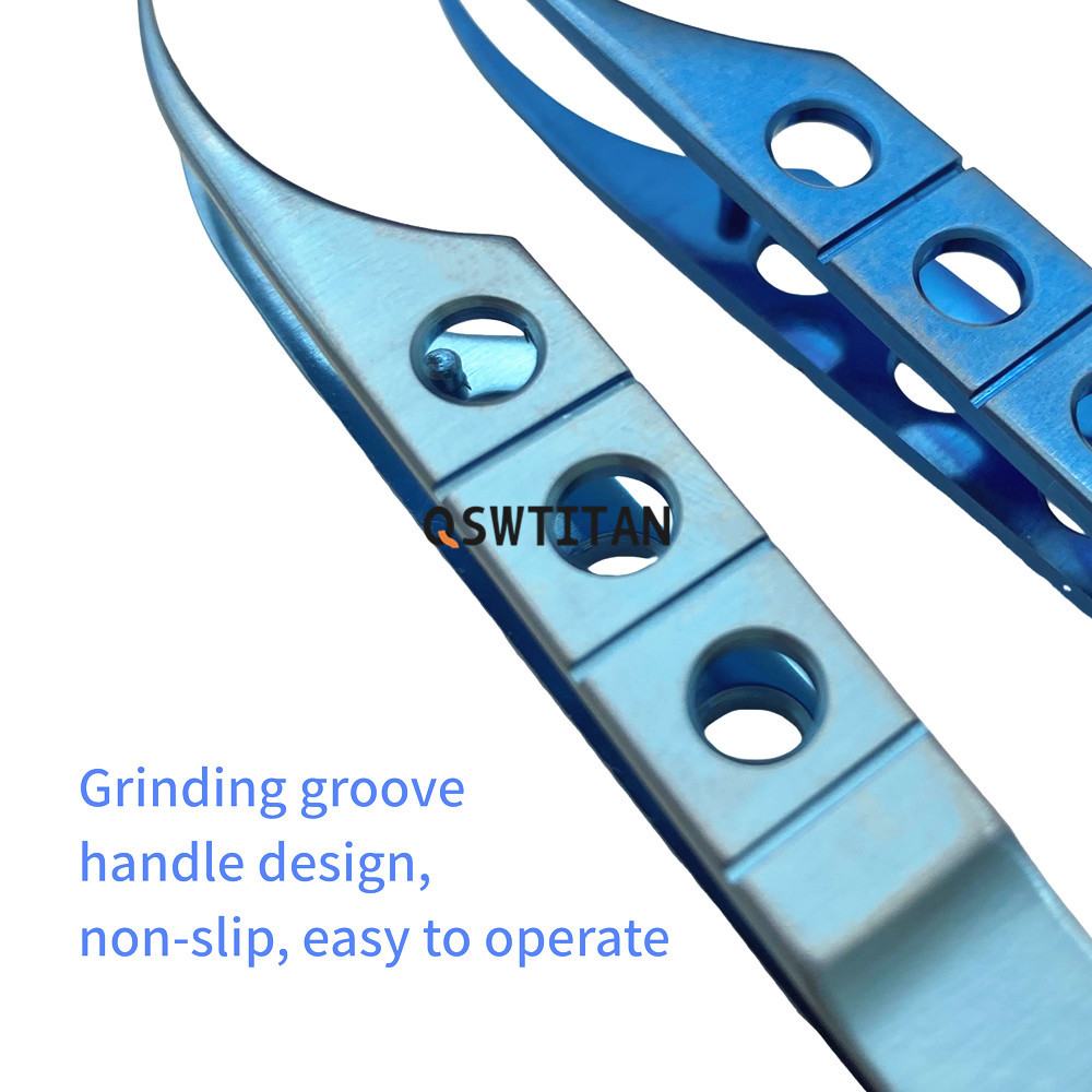 85mm Ophthalmic Colibri Conjunctiva Toothed Forceps Fine Piers Tips Tweezers Ophthalmic Surgical Instrument