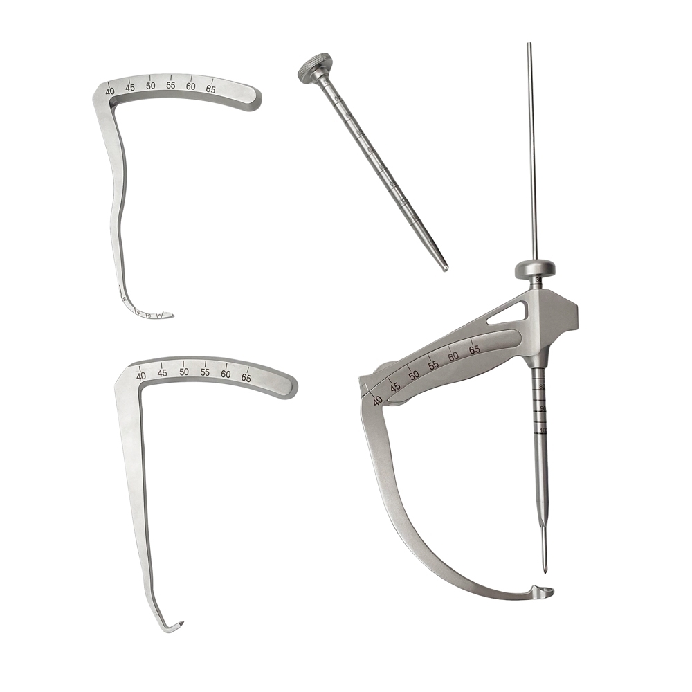 QSWTITAN Adjustable C-type Drill Guide Sight Knee Shoulder Femoral Tibia Aimer Guider Pet Orthopedic Surgical Instrument