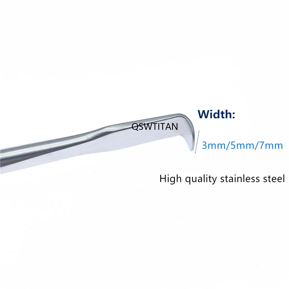 Nerve Root Hook Retractor Stainless Steel Nerve Pull Hook with Wooden Handle Brain Bone Retractor