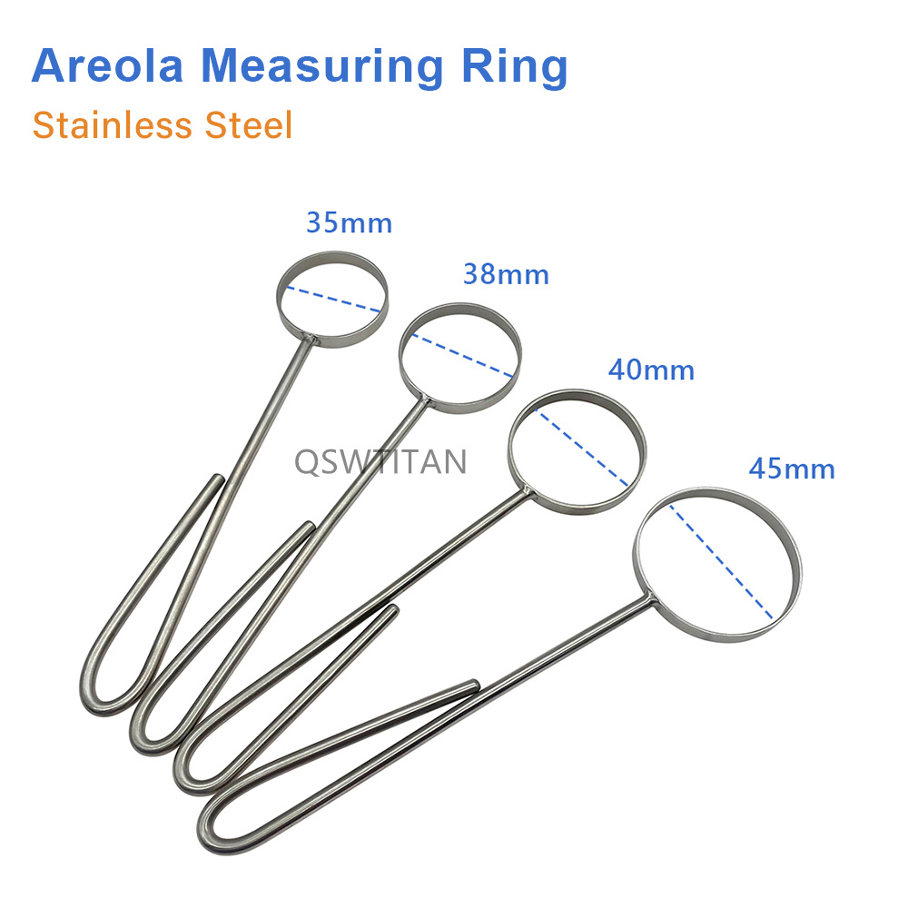 Areola Measuring Instrument 3.5 3.8 4.0cm 4.5cm Areola Measuring Tool Breast Measuring Ruler Cosmetic Surgery Instrument