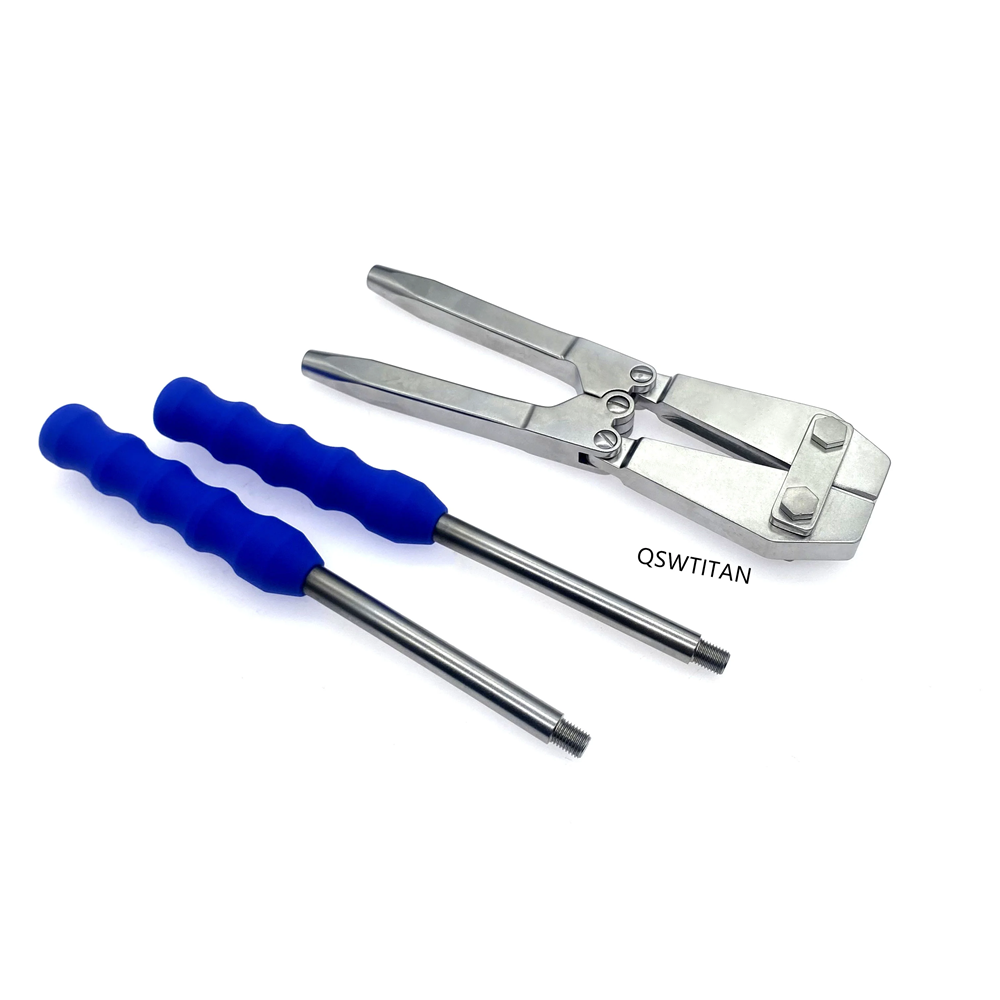 Stainless Steel Large Wire Cutting Plier Kirschner Pin Cutter Silicone Handle Orthopedic Surgery Instrument