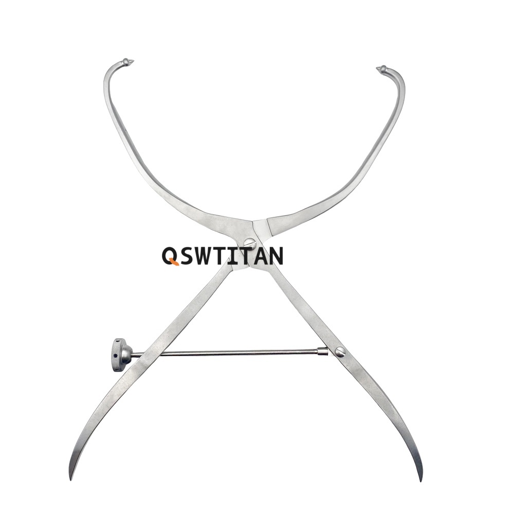 QSWITAN Large Pelvic Reduction Forceps 40cm Bone Fixed Clamp Reduction Forceps Orthopaedic Instruments Stainless Steel