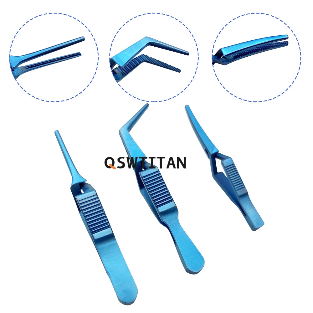 Vascular Clamps Forceps Hemostatic Device for Nerve and Cardiovascular Surgery Instruments Titanium