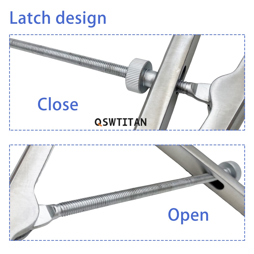 QSWTITTAN Tibial Reduction Forceps With Guide Pelvic Reduction Forceps Autoclaveable Orthopedic Surgical Instruments