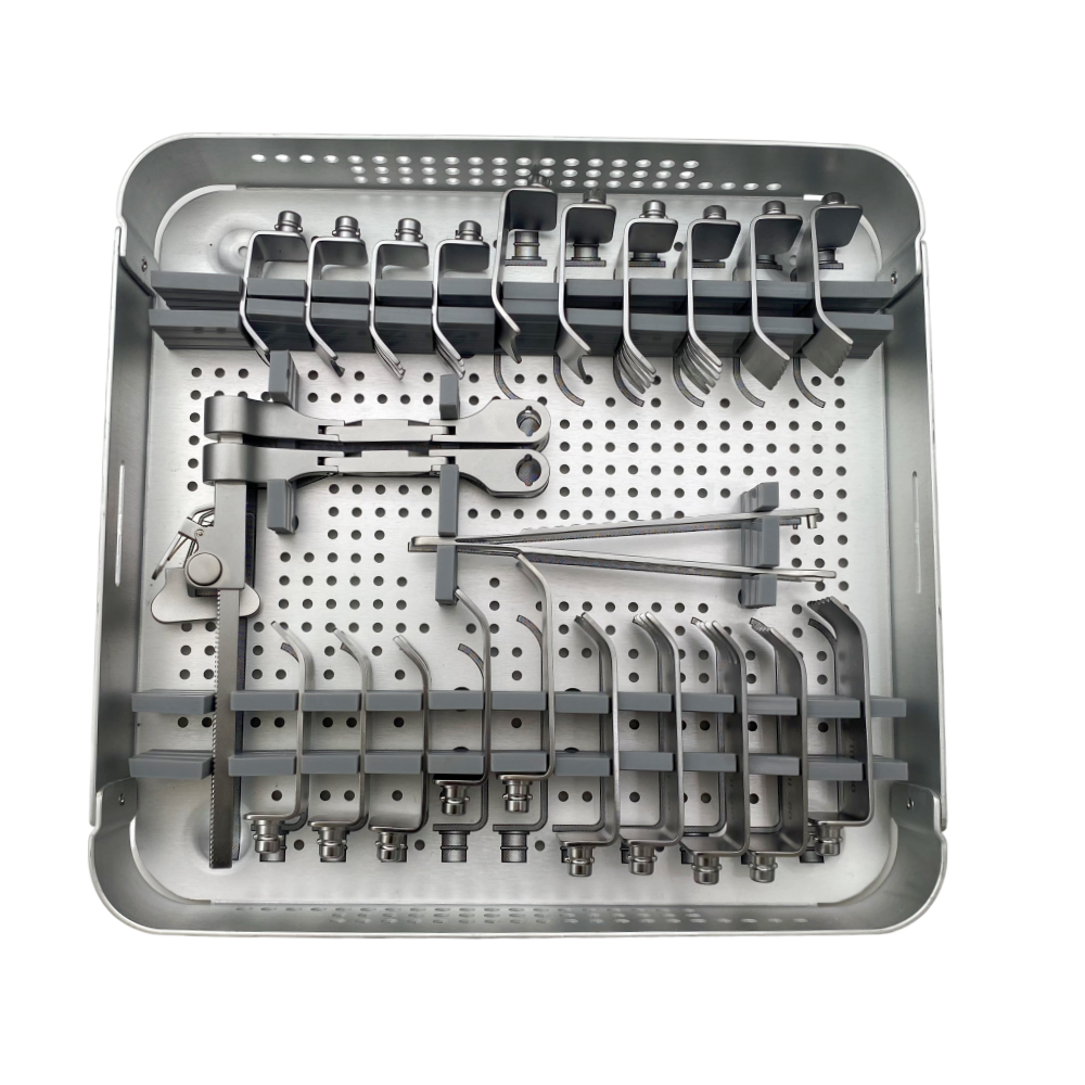Orthopedic Surgery Cervical Retractor System Stainless Steel Spine Distraction Set Autoclaveable