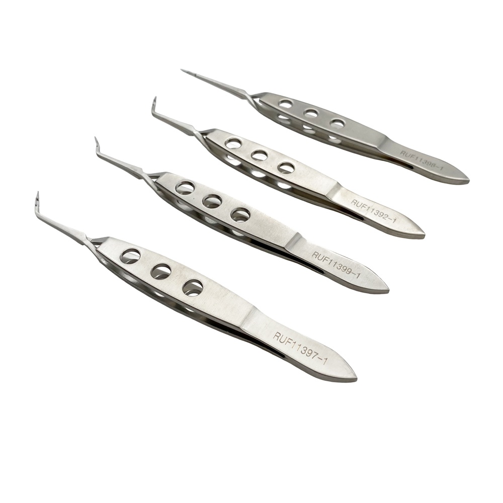 QSWTITTAN Ophthalmic Akahoshi Combo Prechopper Nucleus Crushing Tweezers Eye Microsurgery Instrument